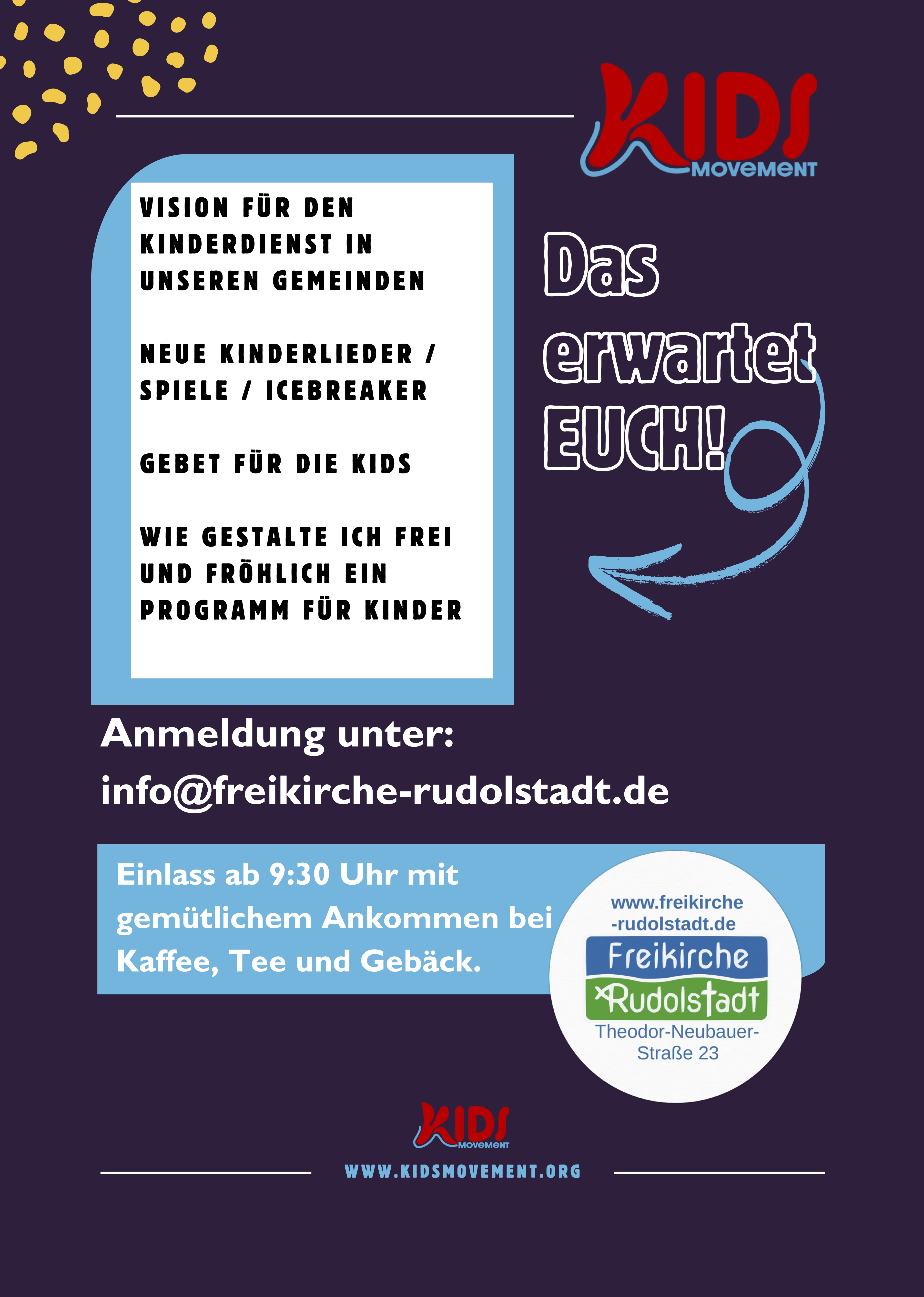 Rudolstadt Flyer kimimota Rückseite